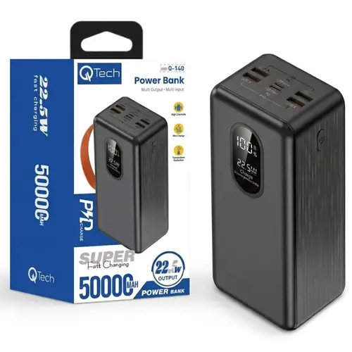 Qtech Q140 50000 Mah Fast Charging Power Bank image 3