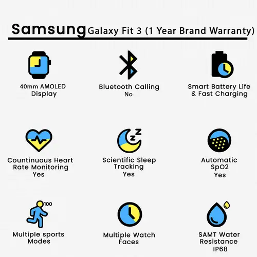 Samsung Galaxy Fit 3 1 Year Brand Warranty image 8