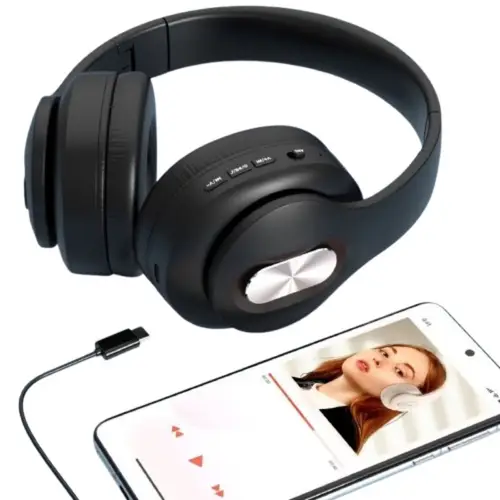 Saz J7 Anc Wireless Bluetooth Headphone image 6