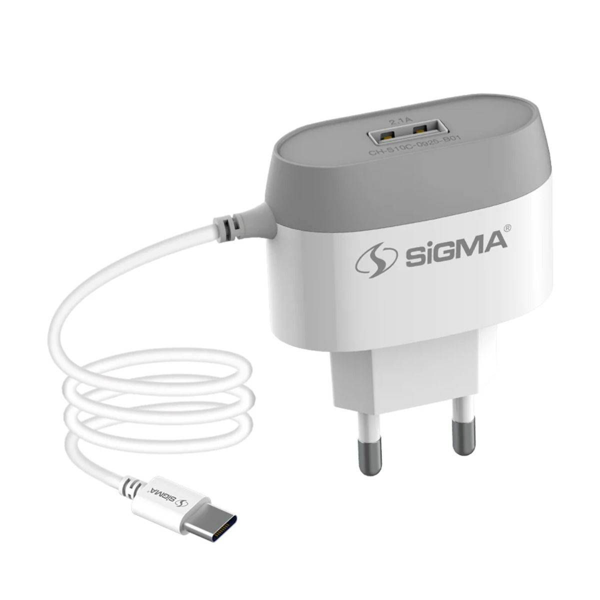 Sigma S10 Built-in Type-C Cable Wall Charger