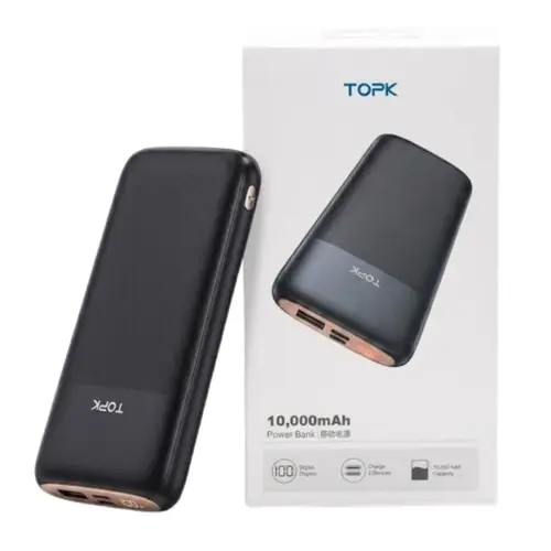 Topk B6 B4 Portable 10000mah With Led Display Powerbank image 3
