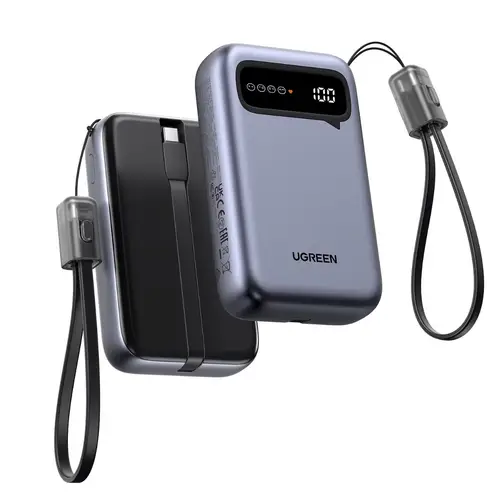 Ugreen Pb525 Power Bank 20000mah 20w With Built In Usb C Cable image 4