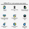 Ultra 9 7in 1 With Earbuds Smart Watch image 7