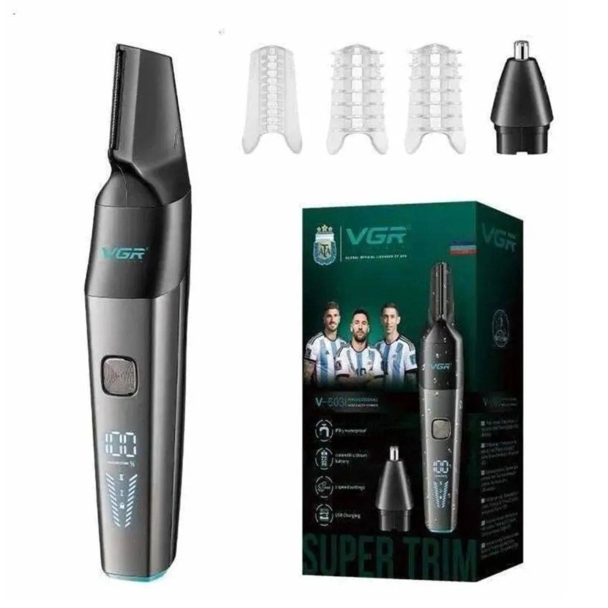 VGR V-603 3-in-1 Professional Nose, Ear &amp; Body Trimmer