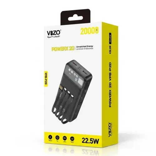 Vizo Powerx 20 Vpb P20 20000mah 22 5w Fast Charging Power Bank image 5