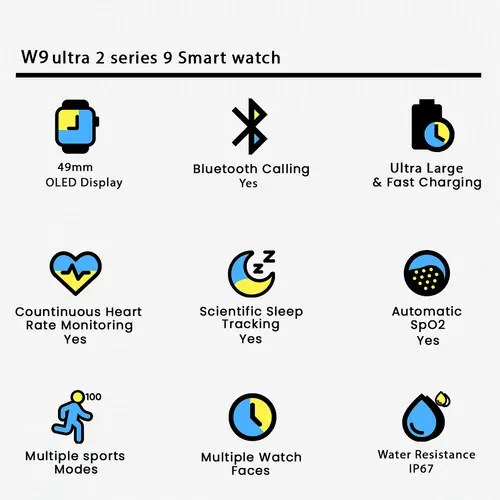 W9 Ultra 2 Series 9 Smart Watch image 3