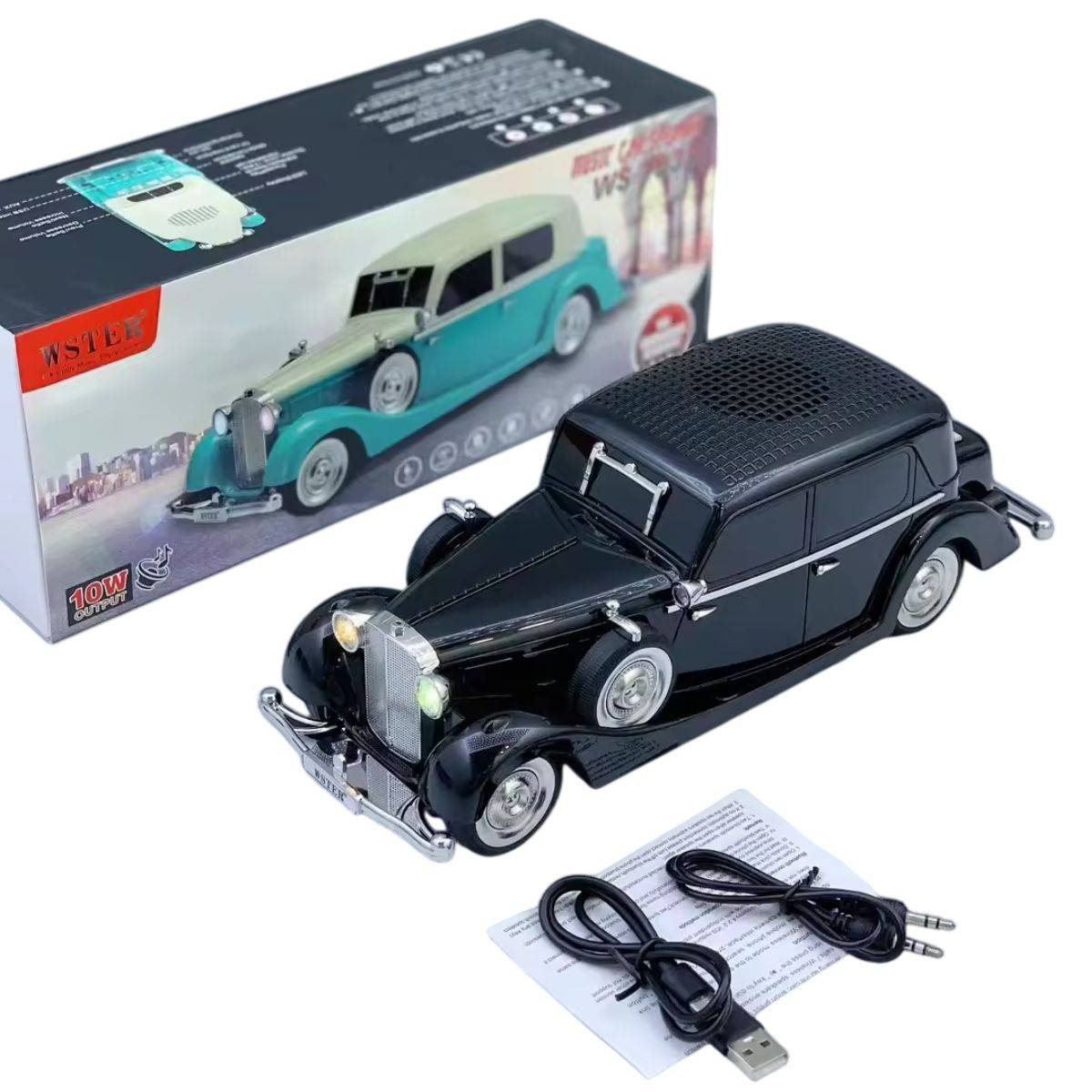 WSTER WS-1934 Car Model Wireless Bluetooth Speaker