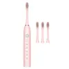 X-3 Sonic Electric Toothbrush for Adults, 6 Modes & 4 Replacement Heads