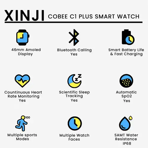 Xinji Cobee C1 Plus Smart Watch image 3