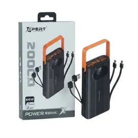 XPERT XP-427 Power Bank 66W Fast Charging with Built-in Cables 20000 mAh