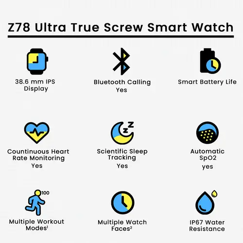Z78 Ultra True Screw Smart Watch image 3